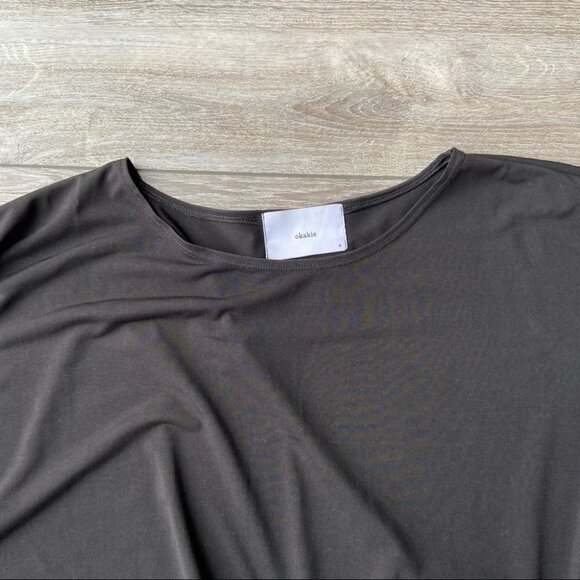 Okakie Black Oversized Asymmetrical  Dress - Picture 7 of 15